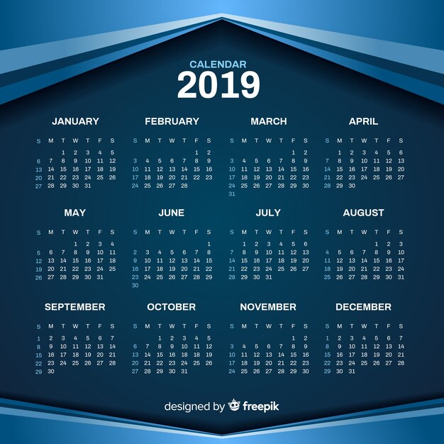 Calendario 2019