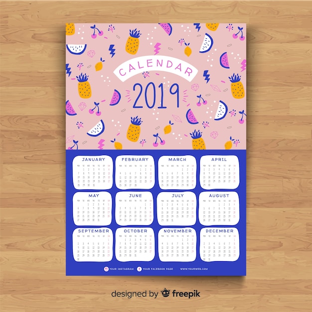 Calendario 2019