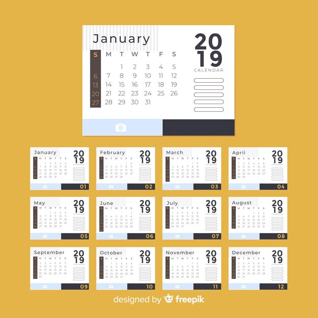 Calendario 2019