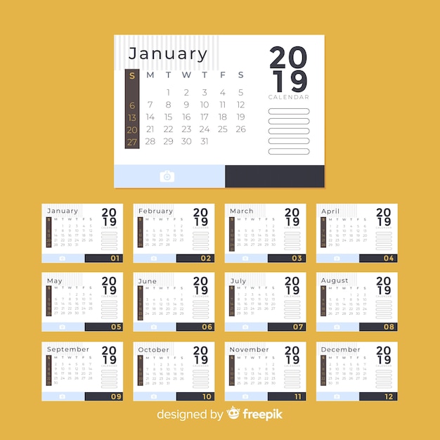 Calendario 2019