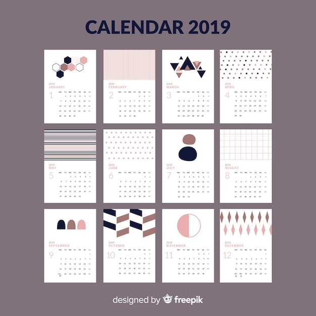 Calendario 2019