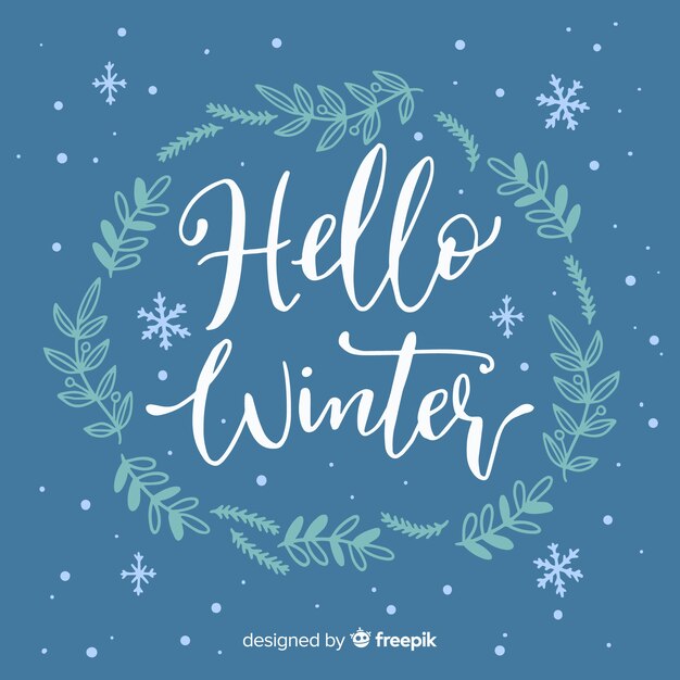 Caligrafía de invierno