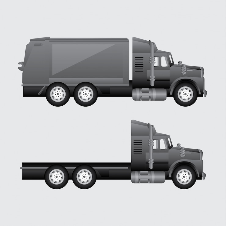 Vector gratuito camion para entrega