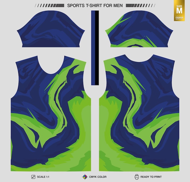 Vector gratuito camiseta deportiva lista para imprimir