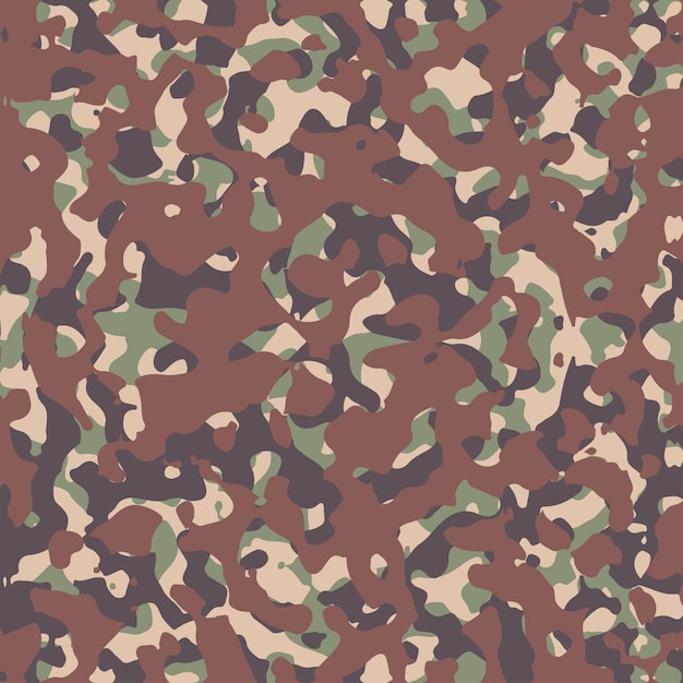 Camuflaje del ejército vector de patrones sin fisuras La textura del camuflaje militar repite el fondo del vector del diseño del ejército sin costuras