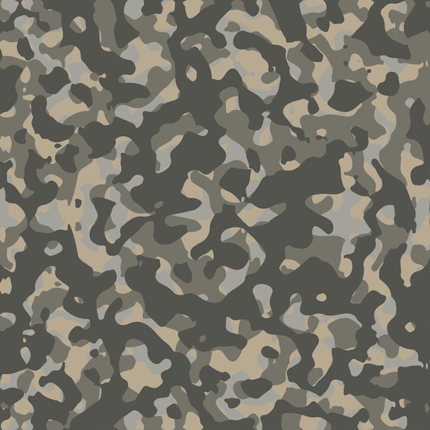 Vector gratuito camuflaje del ejército vector de patrones sin fisuras la textura del camuflaje militar repite el fondo del vector del diseño del ejército sin costuras