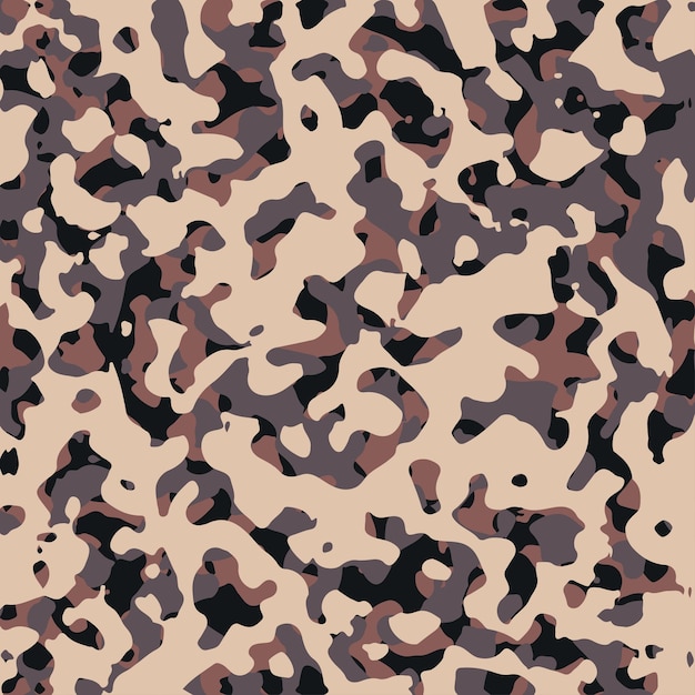 Camuflaje del ejército vector de patrones sin fisuras La textura del camuflaje militar repite el fondo del vector del diseño del ejército sin costuras