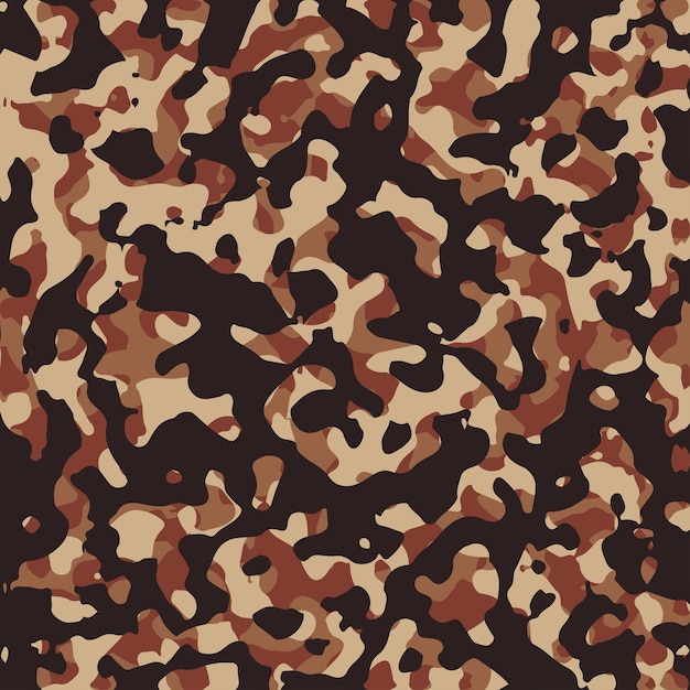 Camuflaje del ejército vector de patrones sin fisuras La textura del camuflaje militar repite el fondo del vector del diseño del ejército sin costuras