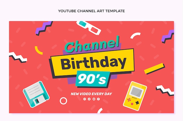 Canal de youtube de cumpleaños dibujado a mano