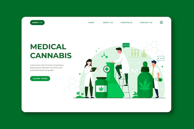 Cannabis medicinal - página de inicio