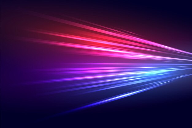 capturar los rastros de luz brillante de fondo con efecto de neón