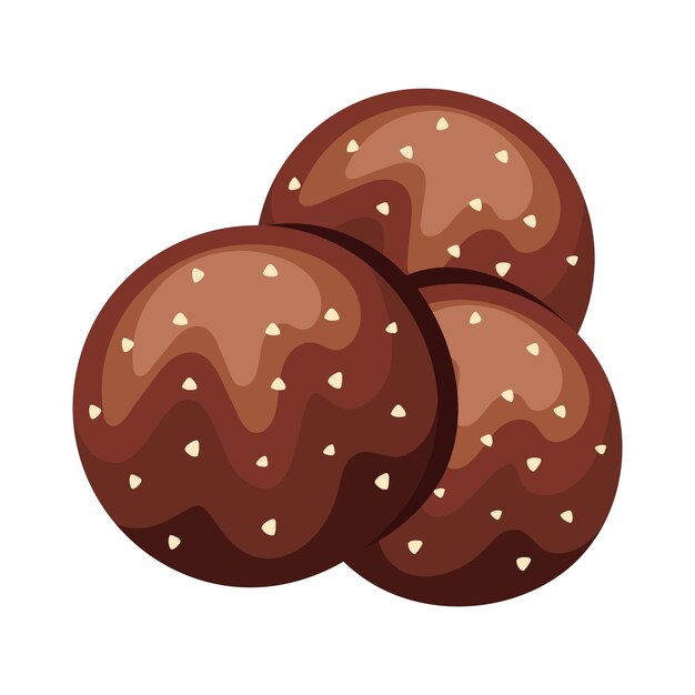 caramelos de chocolate dulce