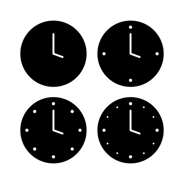 Las caras de los relojes simplifican los glifos