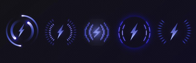 Cargador de batería eléctrico inalámbrico para icono de teléfono
