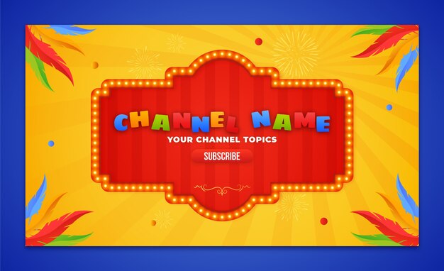 Carnaval degradado arte del canal de youtube