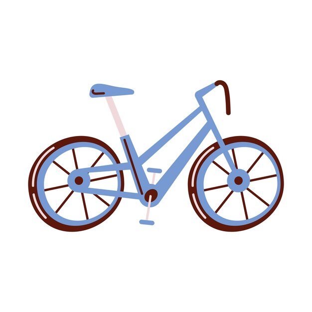 carrera de bicicletas azul