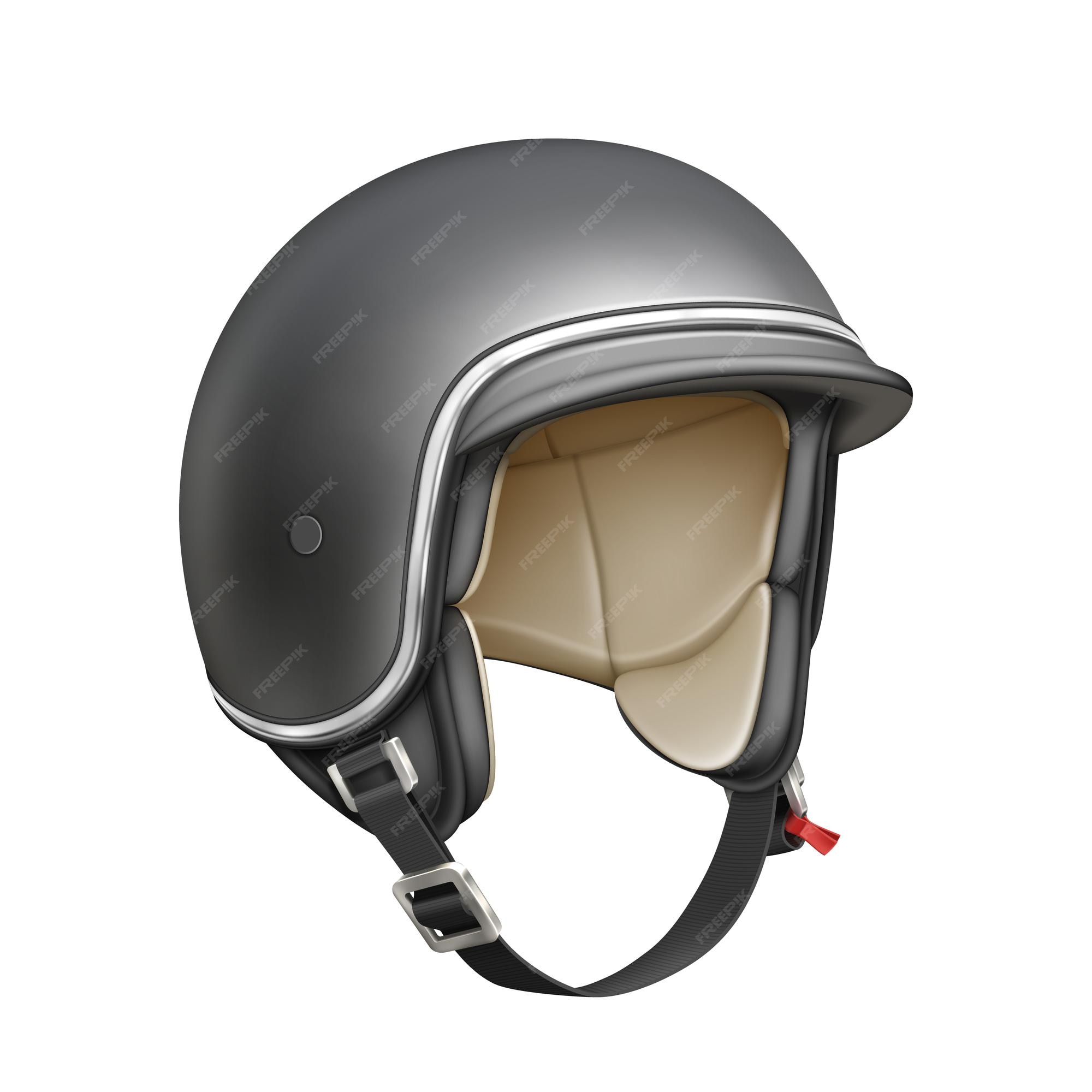 Carrera de cascos de moto. motociclista delantero. corredor de seguridad 3d vector realista | Gratis