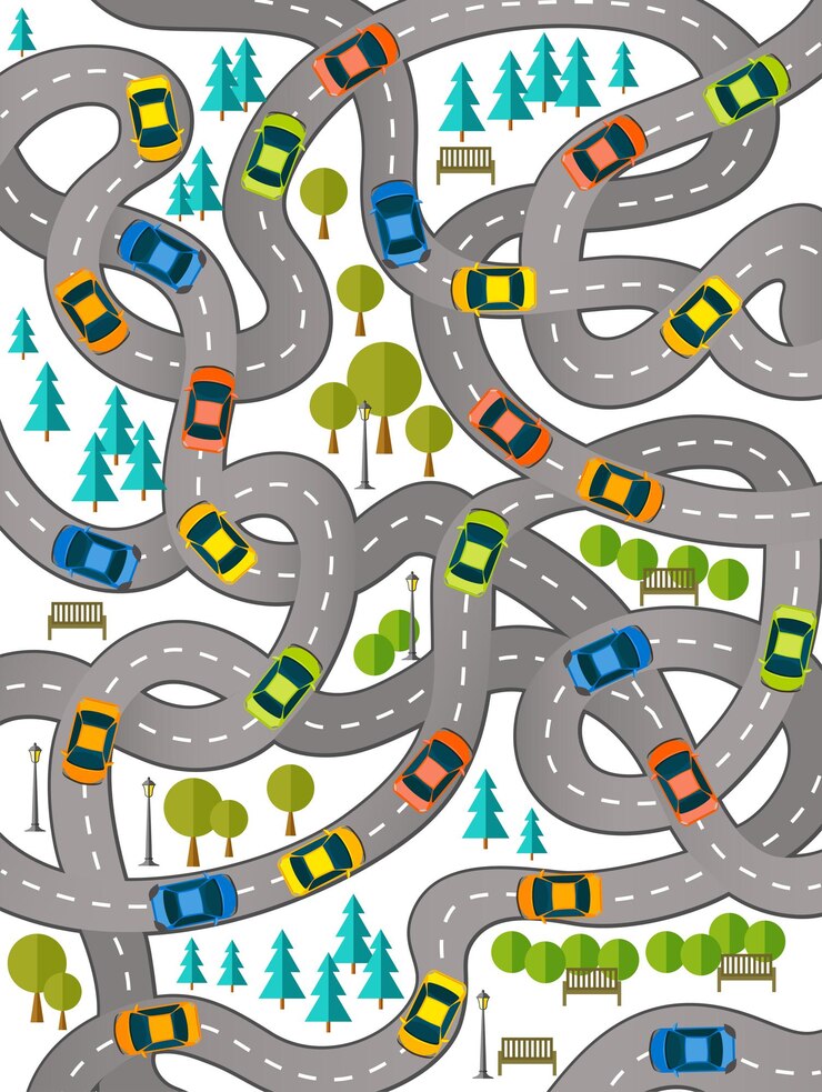 Carreteras con coches