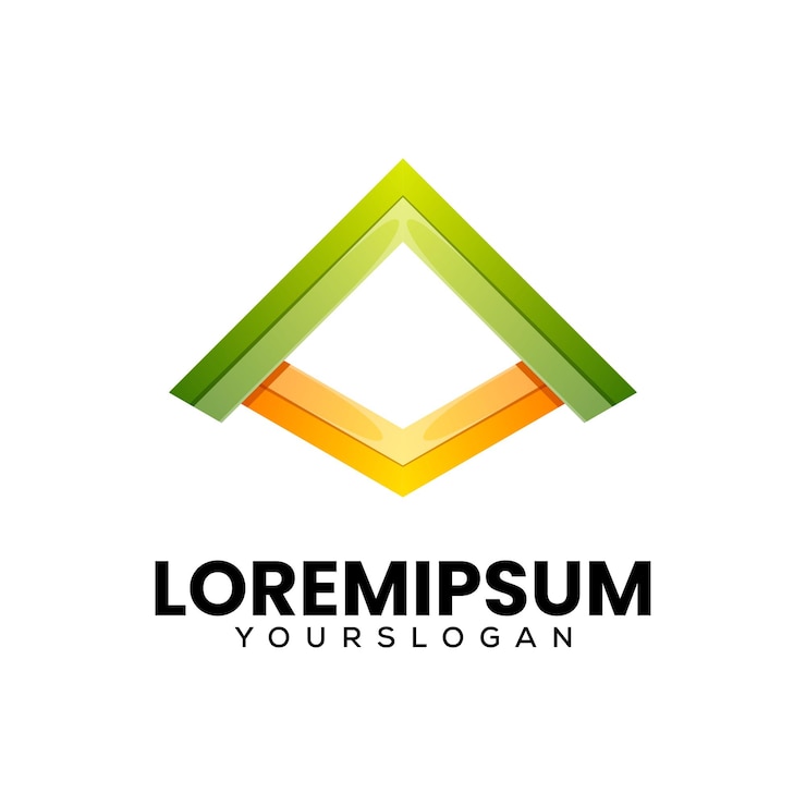 Vector gratuito carta creativa un diseño de logotipo de icono colorido