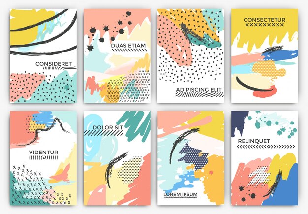 Cartas artísticas pintadas
