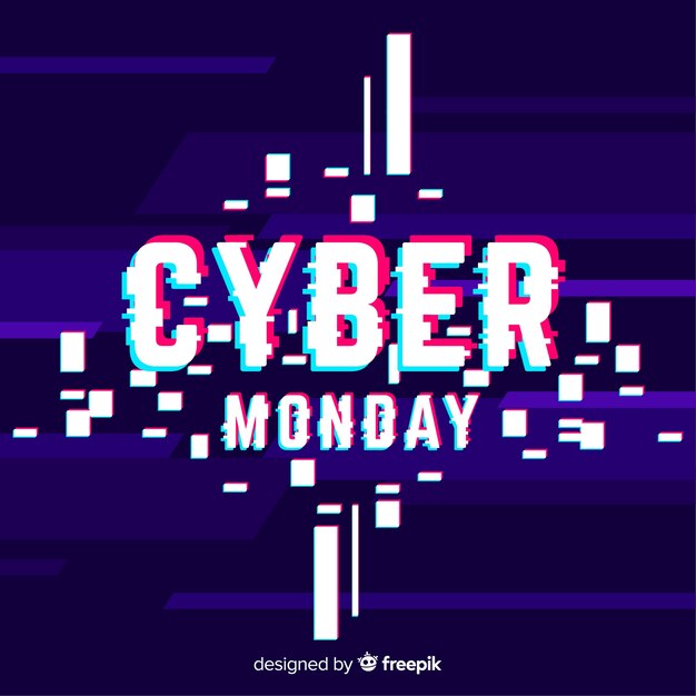 Cartel de cyber monday