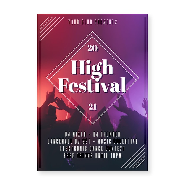 Cartel del evento musical 2021