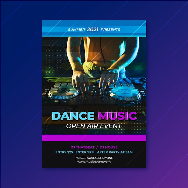 Cartel del evento musical para el tema 2021