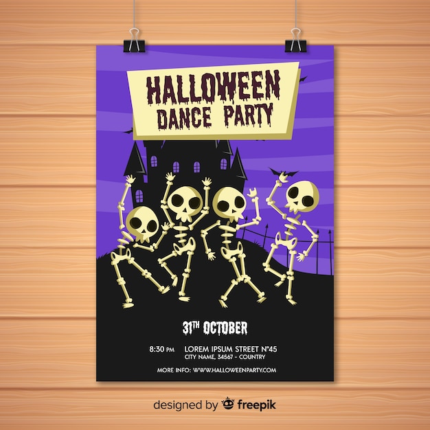 Cartel de fiesta de halloween