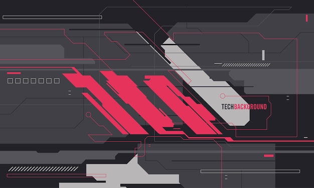 Vector gratuito cartel futurista retro cyberpunk ilustración vectorial