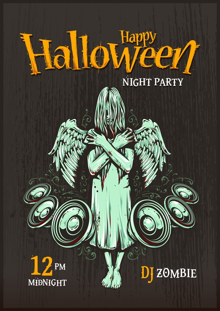 Vector gratuito cartel de halloween