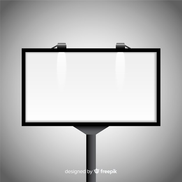Cartel luminoso realista