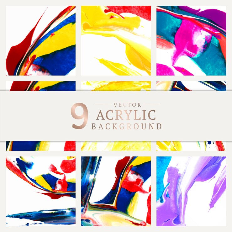 Vector gratuito cartel de marca con diseño abstracto vector