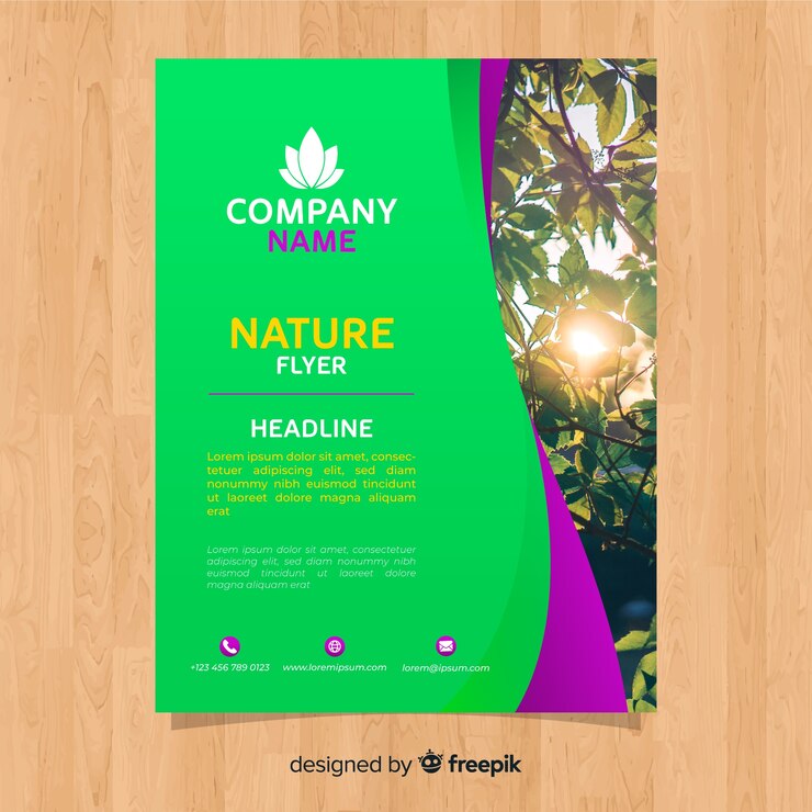 Vector gratuito cartel de naturaleza