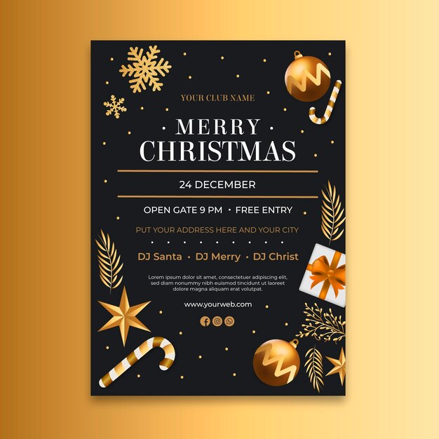 Cartel de navidad a4