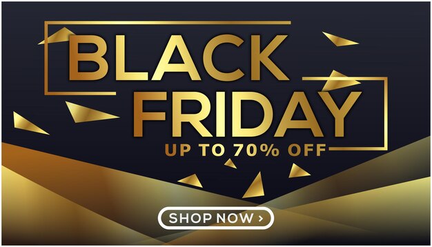 Cartel de oferta promocional de descuento de venta de viernes negro.