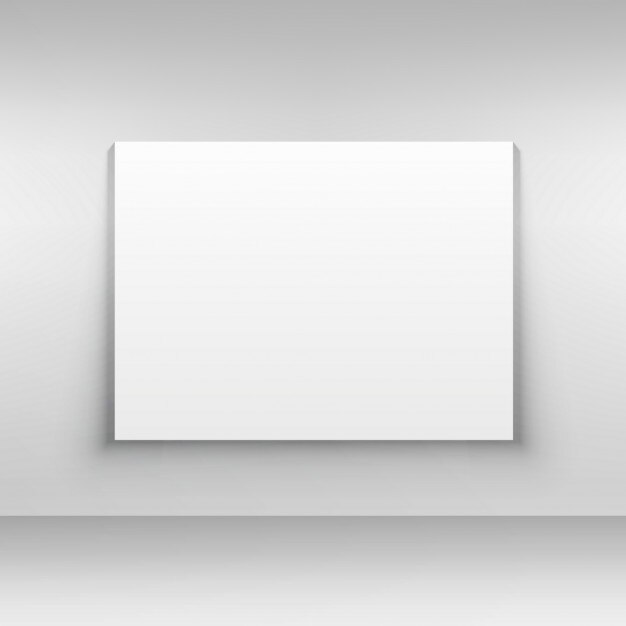 Cartel en la pared, mock up