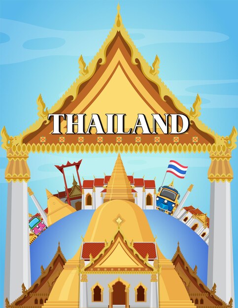 Cartel de la señal de Bangkok Tailandia