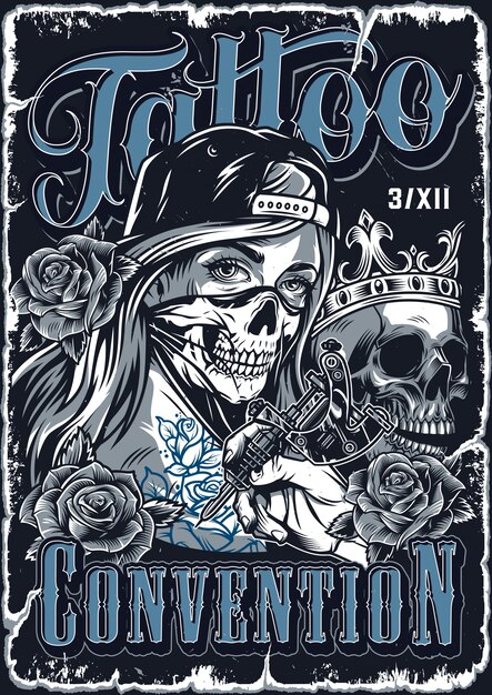 Cartel vintage de chicano