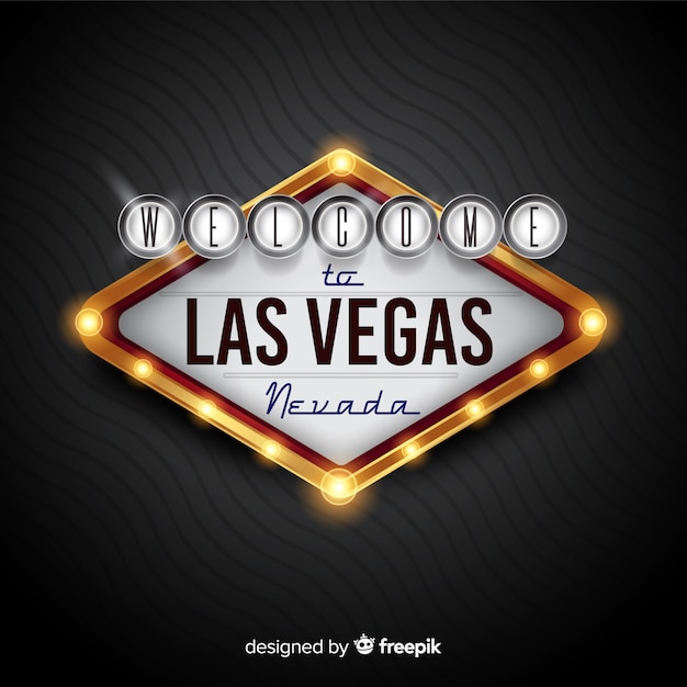 Vector gratuito cartelera de las vegas