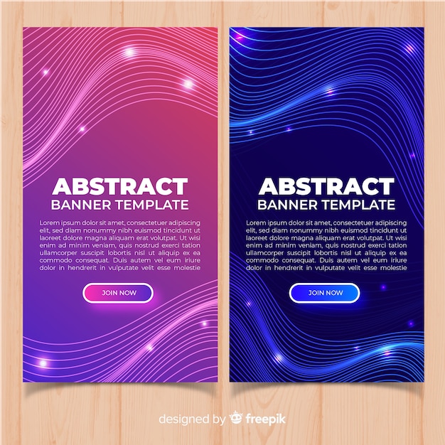 Carteles online abstractos