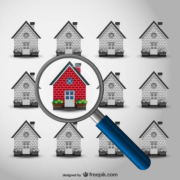 Vector gratuito casas inmobiliarias