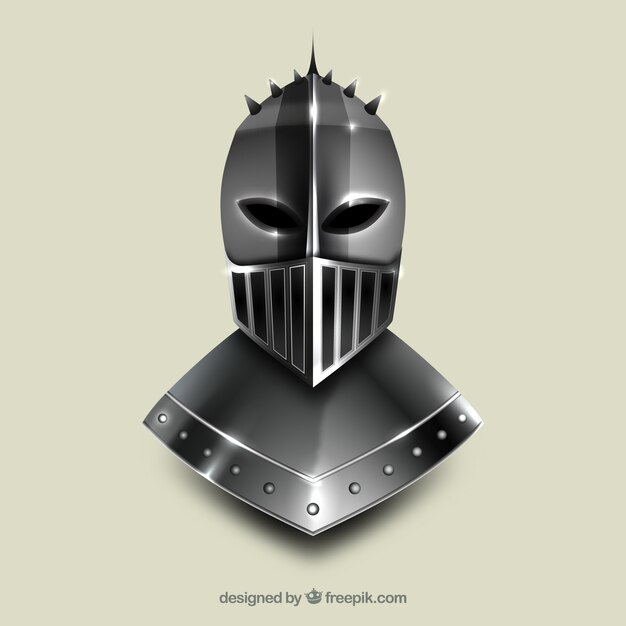 Casco medieval realista