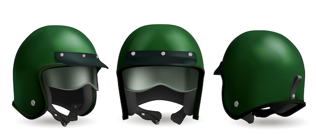 Vector gratuito casco de moto para carrera y paseo en scooter