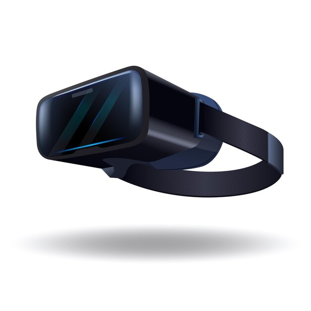 Casco de realidad virtual realista