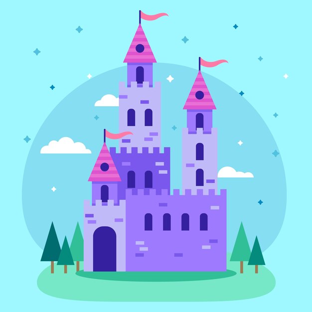Castillo de cuento de hadas