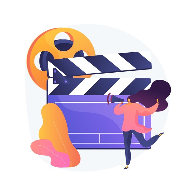 Casting llamada ilustración de vector de concepto abstracto. Convocatoria abierta para modelos, rodajes comerciales, casting de fotos y videos, solicitud de agencia de modelos, audición para metáfora abstracta de publicidad de marca.