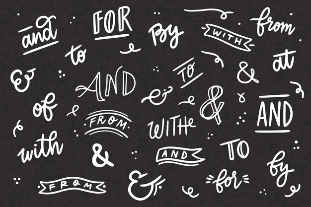 Catchword y ampersand collection