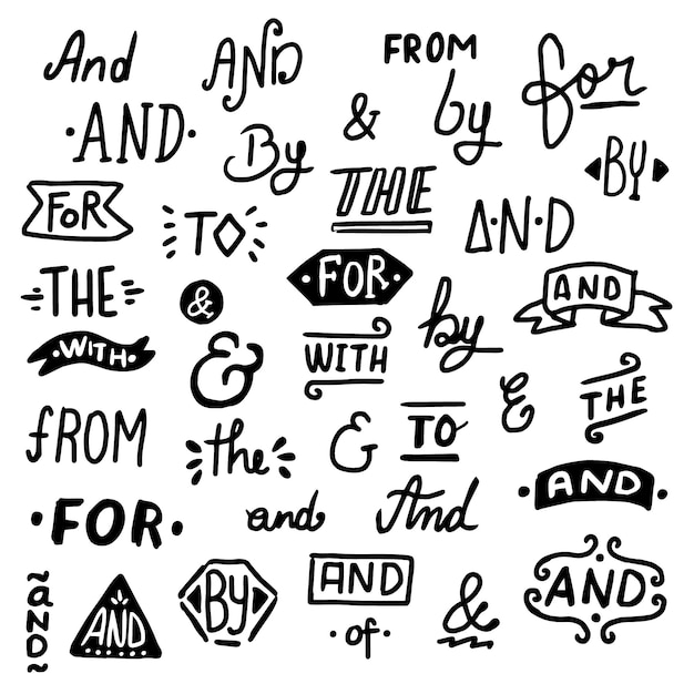 Catchword y ampersand collection