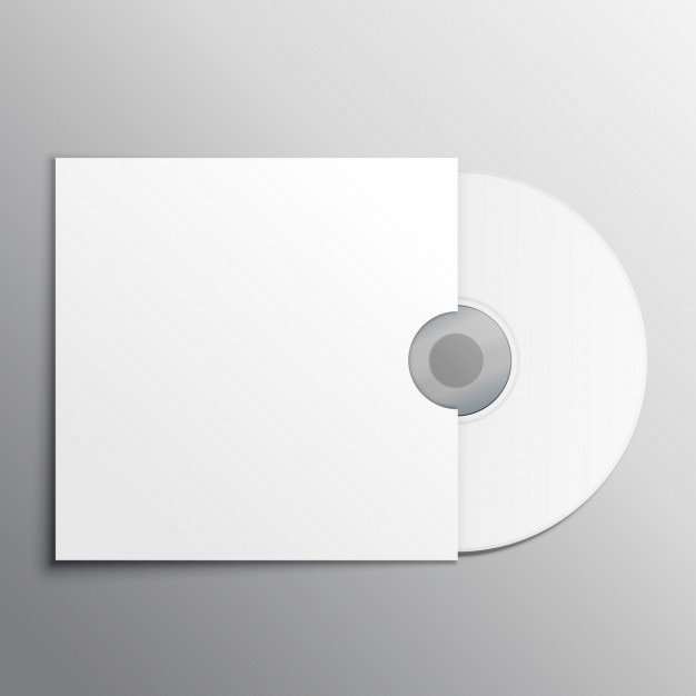 Vector gratuito cd, mockup