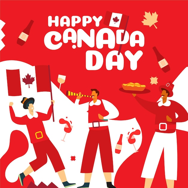 Celebración del día de canadá